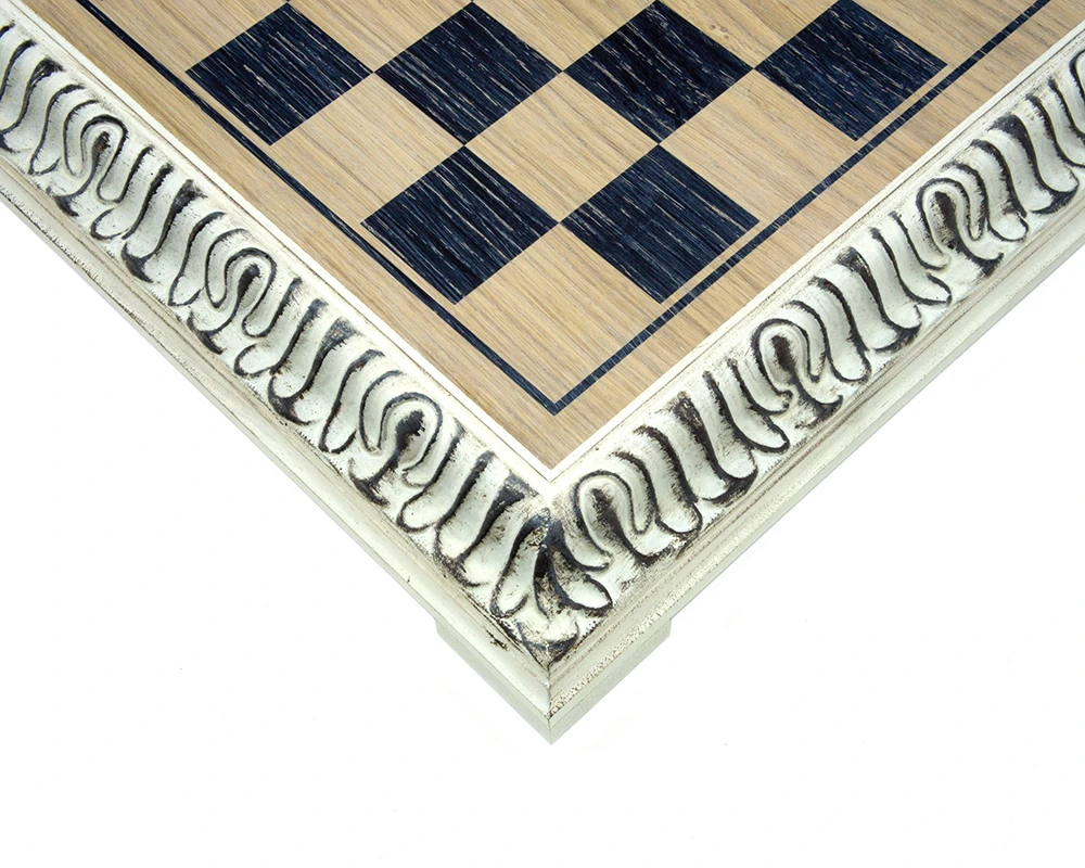 19 Inch Painted Italian Artisan Chess Board 1 19 Inch Painted Italian Artisan Chess Board