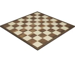 16.75 Inch Folding Walnut Chess Board -Chess Shop RCB121 04