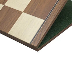 16.75 Inch Folding Walnut Chess Board -Chess Shop RCB121 05