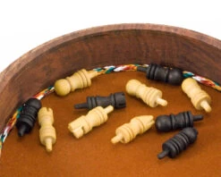5 Inch Round Pegged Sheesham Travel Chess Set -Chess Shop RCC031 03