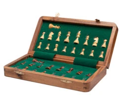 The English Chess Co 10 Inch Magnetic Folding Chess Set -Chess Shop RCC067 02