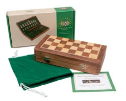 The English Chess Co 10 Inch Magnetic Folding Chess Set -Chess Shop RCC067 07