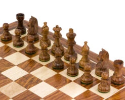 Down Head Knight Sheesham Staunton Chess Pieces 2.5 Inches -Chess Shop RCP001 03