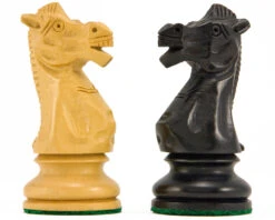 Flower Series Ebonised Staunton Chess Pieces 3.25 Inches -Chess Shop RCP011 02