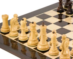 Antipodean Series Rosewood Staunton Chessmen 4 Inches -Chess Shop RCP014 04