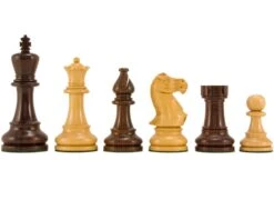 Atlantic Series Rosewood Staunton Chess Pieces 4.25 Inches