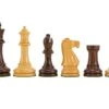 Broadbase Rosewood Staunton Chess Pieces 4 Inches