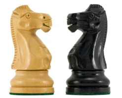 Supreme Series Ebony Staunton Chess Pieces 3.5 Inches 9 Supreme Series Ebony Staunton Chess Pieces 3.5 Inches -Chess Shop RCP028 02