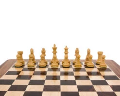 Supreme Series Ebony Staunton Chess Pieces 3.5 Inches 12 Supreme Series Ebony Staunton Chess Pieces 3.5 Inches -Chess Shop RCP028 05