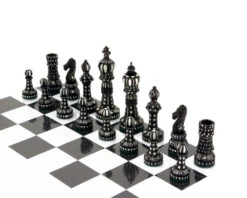 Kings Cross Carved Camel Bone Chess Pieces 10 Kings Cross Carved Camel Bone Chess Pieces -Chess Shop RCP040 03