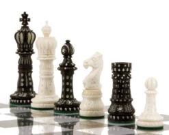 Kings Cross Carved Camel Bone Chess Pieces 13 Kings Cross Carved Camel Bone Chess Pieces -Chess Shop RCP040 06