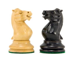 Old English Elite Series Ebony Staunton Chess Pieces 3.5 Inches 9 Old English Elite Series Ebony Staunton Chess Pieces 3.5 Inches -Chess Shop RCP041 02
