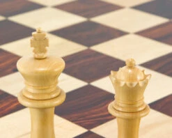 Old English Elite Series Ebony Staunton Chess Pieces 3.5 Inches 13 Old English Elite Series Ebony Staunton Chess Pieces 3.5 Inches -Chess Shop RCP041 06