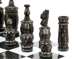 Barley Corn Carved Camel Bone Chess Pieces -Chess Shop RCP042 04
