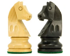 Down Head Knight Ebonised Staunton Chess Pieces 2.5 Inches -Chess Shop RCP044 6