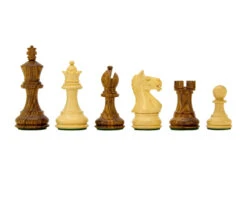 Fierce Knight Sheesham Staunton Chessmen 3 Inches Including Case