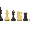 Fierce Knight Ebonised Staunton Chessmen 3 Inches Including Case