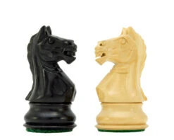 Fierce Knight Ebonised Staunton Chessmen 3 Inches Including Case -Chess Shop RCP047 02