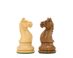 Oxford Series Acacia And Boxwood Chess Pieces 3.5 Inches -Chess Shop RCP048 02