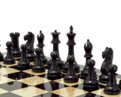 Oxford Series Ebonised Boxwood Chess Pieces 3.75 Inches 10 Oxford Series Ebonised Boxwood Chess Pieces 3.75 Inches -Chess Shop RCP049 03