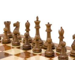 Victoria Series Sheesham And Boxwood Chessmen 3.75 Inches -Chess Shop RCP050 03