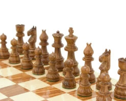 Opus Series Sheesham And Boxwood Chessmen 3.75 Inches -Chess Shop RCP053 03