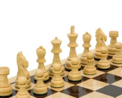 Emerald Series Ebonised Boxwood Chess Pieces 3.25 Inches -Chess Shop RCP054 04