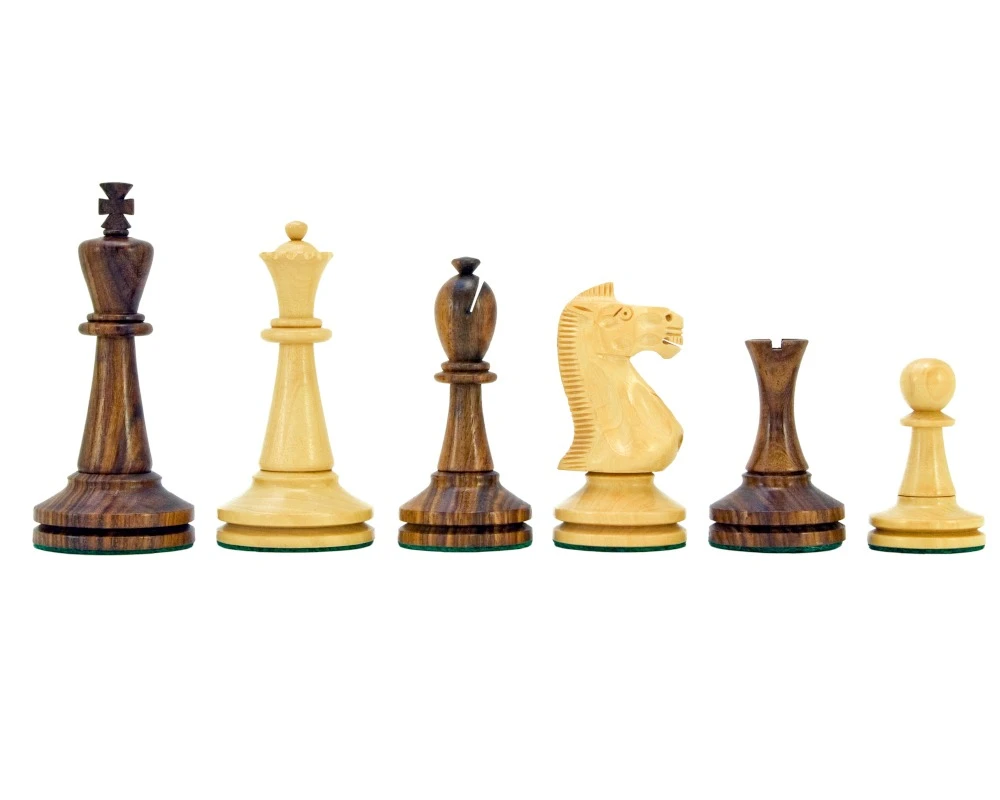 Blackmore Series Sheesham And Boxwood Chess Pieces 4 Inches 1 Blackmore Series Sheesham And Boxwood Chess Pieces 4 Inches