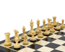 Windsor Series Ebony Staunton Chess Pieces 3 Inches -Chess Shop RCP069 04