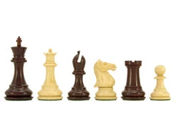 Sentinel Series Rosewood Staunton Chess Pieces 4 Inches