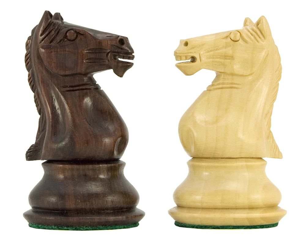 Sentinel Series Rosewood Staunton Chess Pieces 4 Inches 3 Sentinel Series Rosewood Staunton Chess Pieces 4 Inches - Image 3