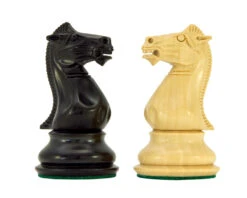 Sandringham Series Ebony Staunton Chess Pieces 4 Inches -Chess Shop RCP073 02