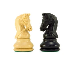 Monarch Series Ebony And Boxwood Luxury Chess Pieces 4.5 Inches -Chess Shop RCP076 02