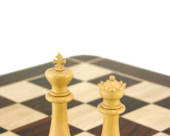 Monarch Series Ebony And Boxwood Luxury Chess Pieces 4.5 Inches -Chess Shop RCP076 06
