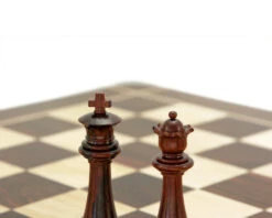 Templar Series Rosewood Luxury Chess Pieces 4 Inches -Chess Shop RCP078 06