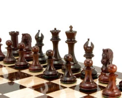 Eminence Series Rosewood Luxury Chess Pieces 4.5 Inches 10 Eminence Series Rosewood Luxury Chess Pieces 4.5 Inches -Chess Shop RCP079RW 03