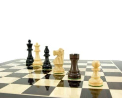French Knight Series Rosewood Staunton Chess Pieces 3.25 Inches -Chess Shop RCP080 05