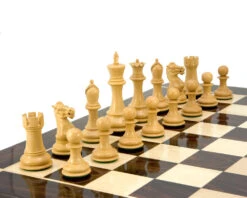 Sicilian Series Rosewood And Boxwood Chess Pieces 3.75 Inches -Chess Shop RCP081 04