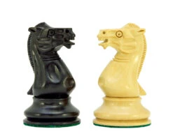 Old English Elite Series Ebony Staunton Chess Pieces 4 Inches 9 Old English Elite Series Ebony Staunton Chess Pieces 4 Inches -Chess Shop RCP082 02