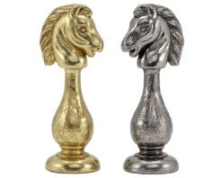 Maghreb Brass And Nickel Chess Pieces 4 Inches 9 Maghreb Brass And Nickel Chess Pieces 4 Inches -Chess Shop RCP091 02