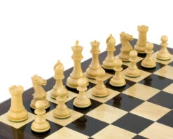 Sandringham Series Rosewood Chess Pieces 4 Inches -Chess Shop RCP098 04