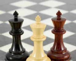 Sandringham Tres Corone Luxury Chess Pieces 2.5 Inches -Chess Shop RCP099 09