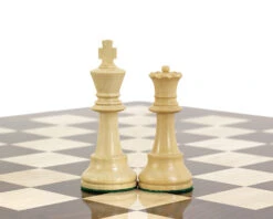Conquest Series Ebonised Chess Pieces 4 Inches -Chess Shop RCP103 02