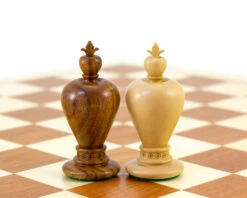 Apple Series Golden Rosewood Carved Chessmen 11 Apple Series Golden Rosewood Carved Chessmen -Chess Shop RCP110 04