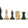 Highgrove Series Ebonised Staunton Chess Pieces 3 Inches