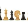 Constantine Luxury Ebony Chess Pieces 4.5 Inches