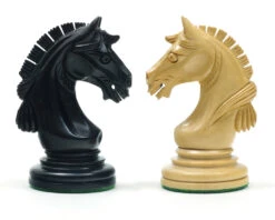 The Garvi Ebony Chessmen 4 Inches 10 The Garvi Ebony Chessmen 4 Inches -Chess Shop RCP125 03