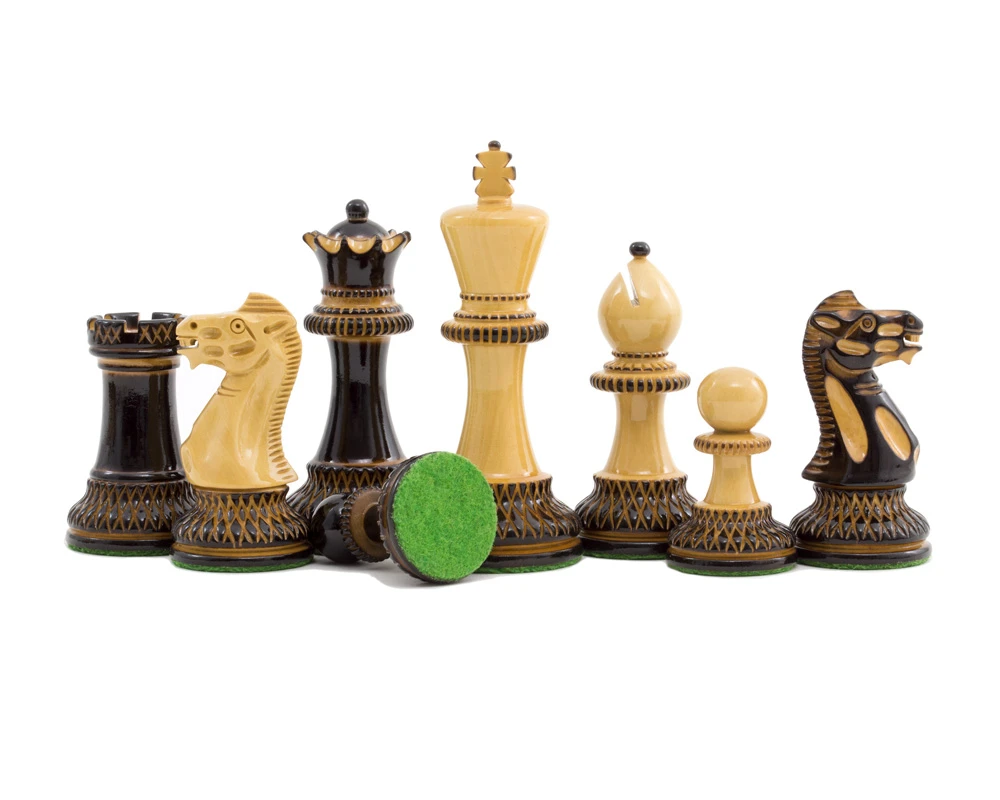 Burnt Parker Chessmen 4 Inch 1 Burnt Parker Chessmen 4 Inch