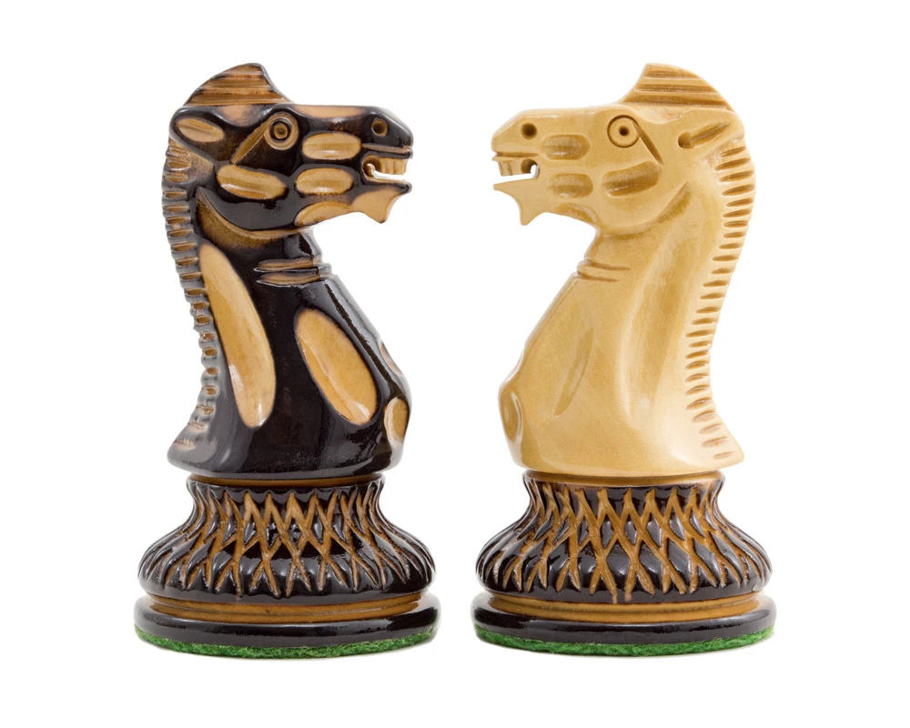 Burnt Parker Chessmen 4 Inch 4 Burnt Parker Chessmen 4 Inch - Image 4
