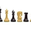 Leningrad Series Ebonised Chess Men 4 Inch